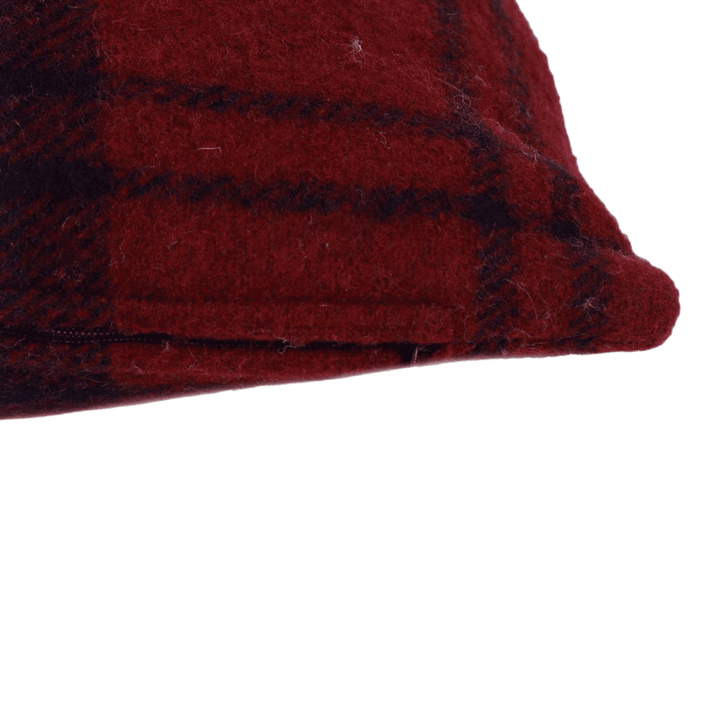 Olin Marron Wool Cushion Cover Set Of 2