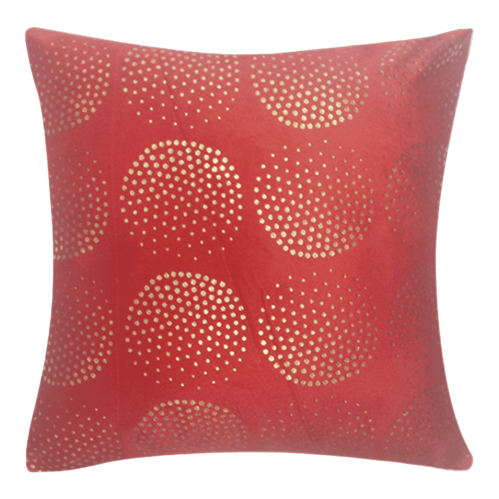 Katniss Red Poly_Cotton Cushion Cover