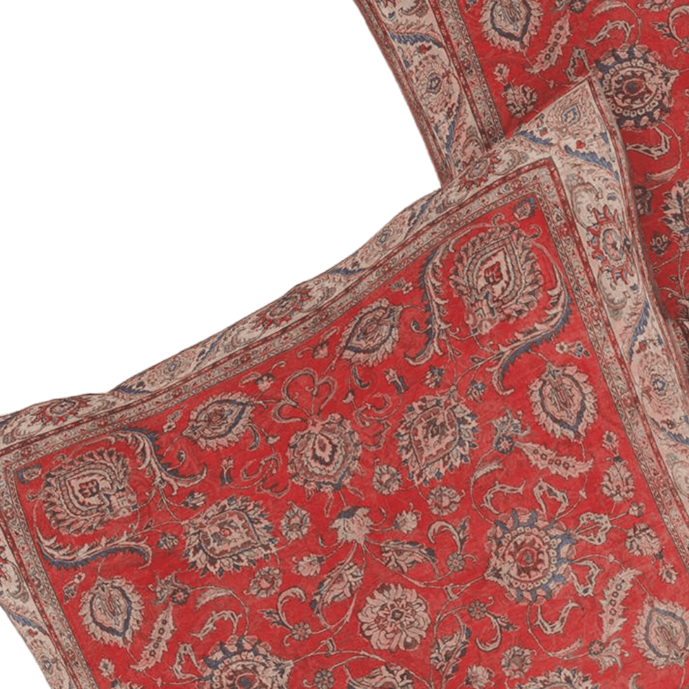 Kourtney Blue Satin Cushion Cover