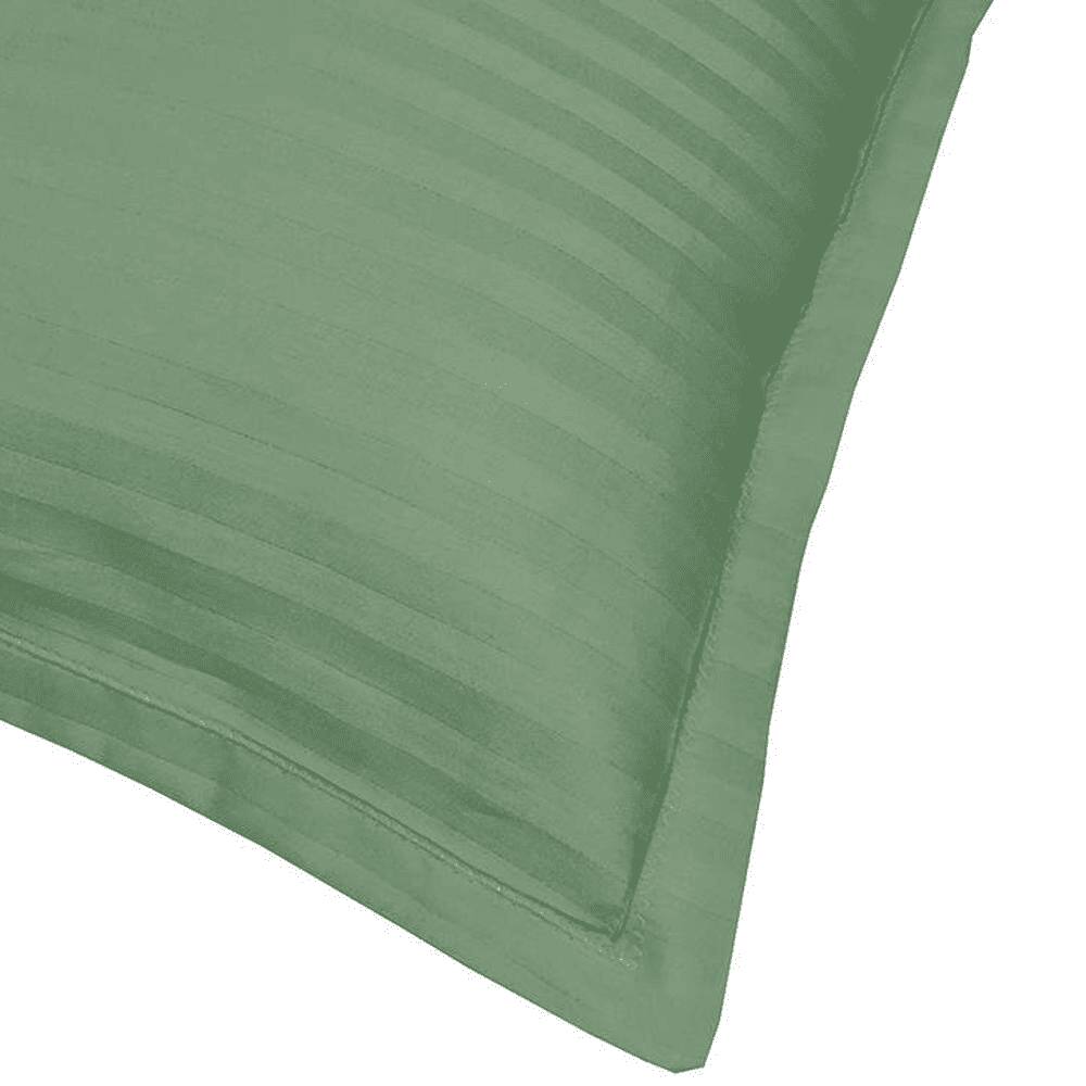 Chanel Green Solid 28*17 Inches Cotton Pillow Covers - Set Of 2