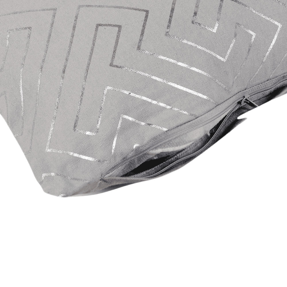 Tony White Cotton Cushion Cover