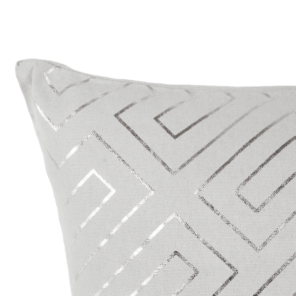 Tony White Cotton Cushion Cover