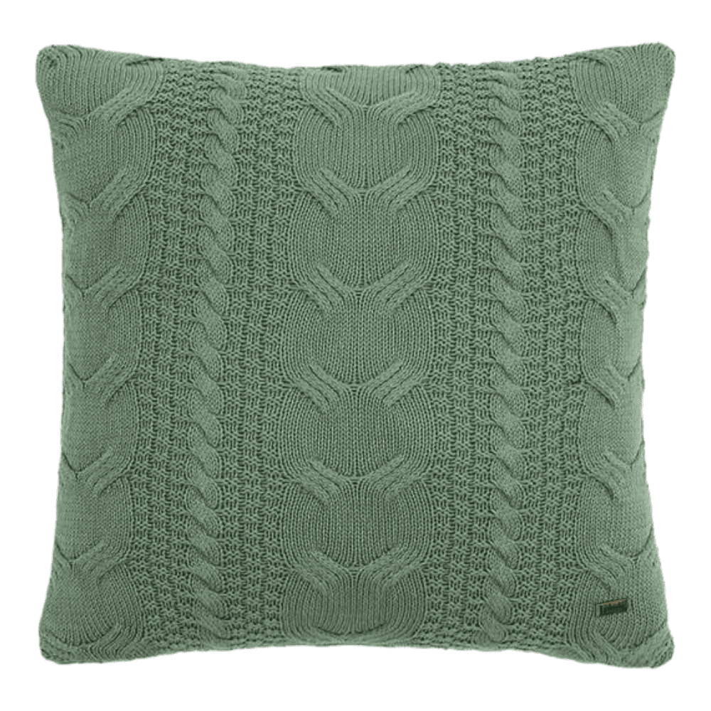 Hazel Indus Blue Combed_Cotton Cushion Cover