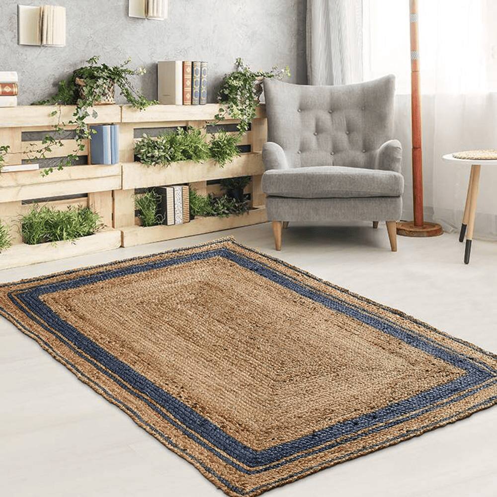 Blue Jute Rug