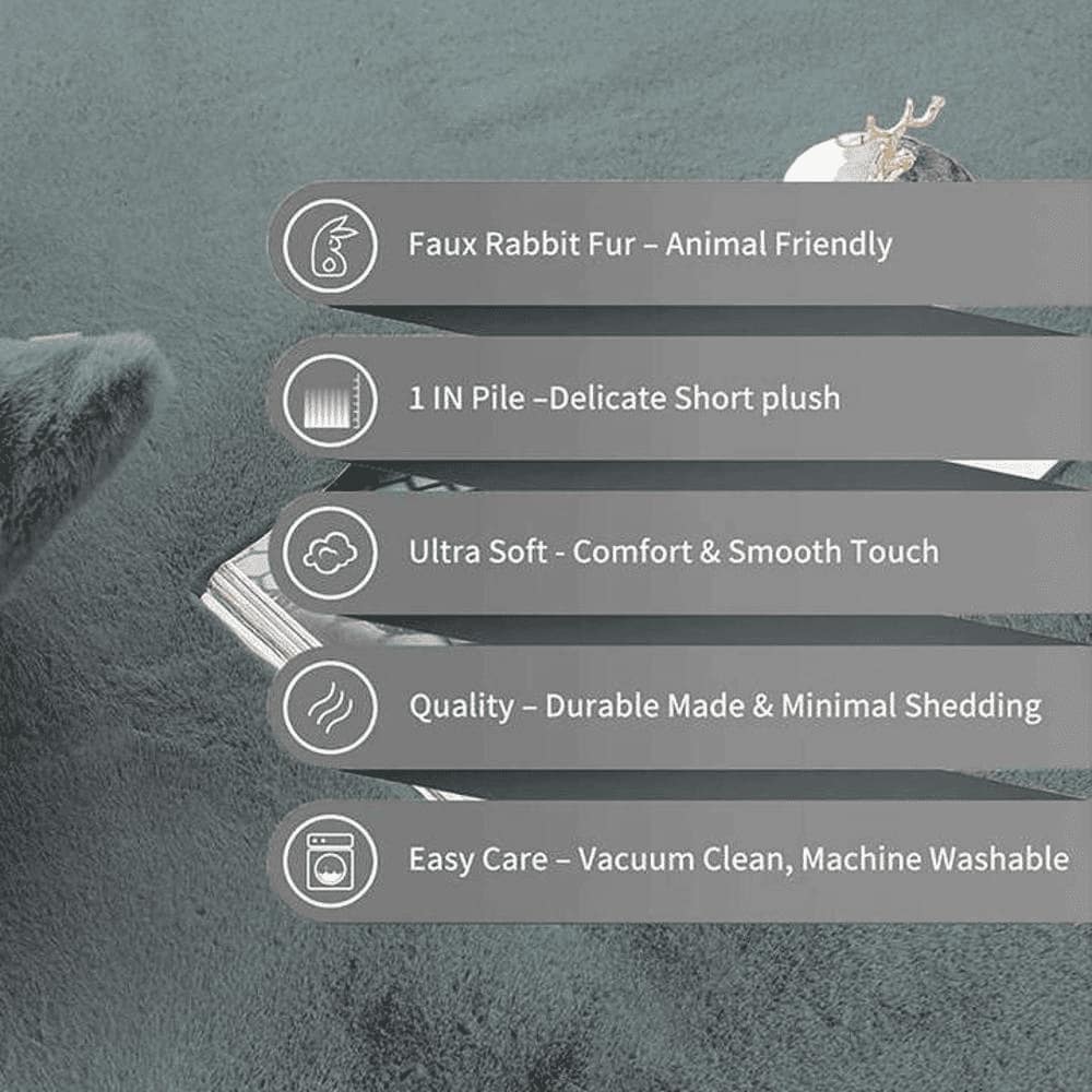 Florence Green Solid Natural Fiber 5x3 Ft Carpet