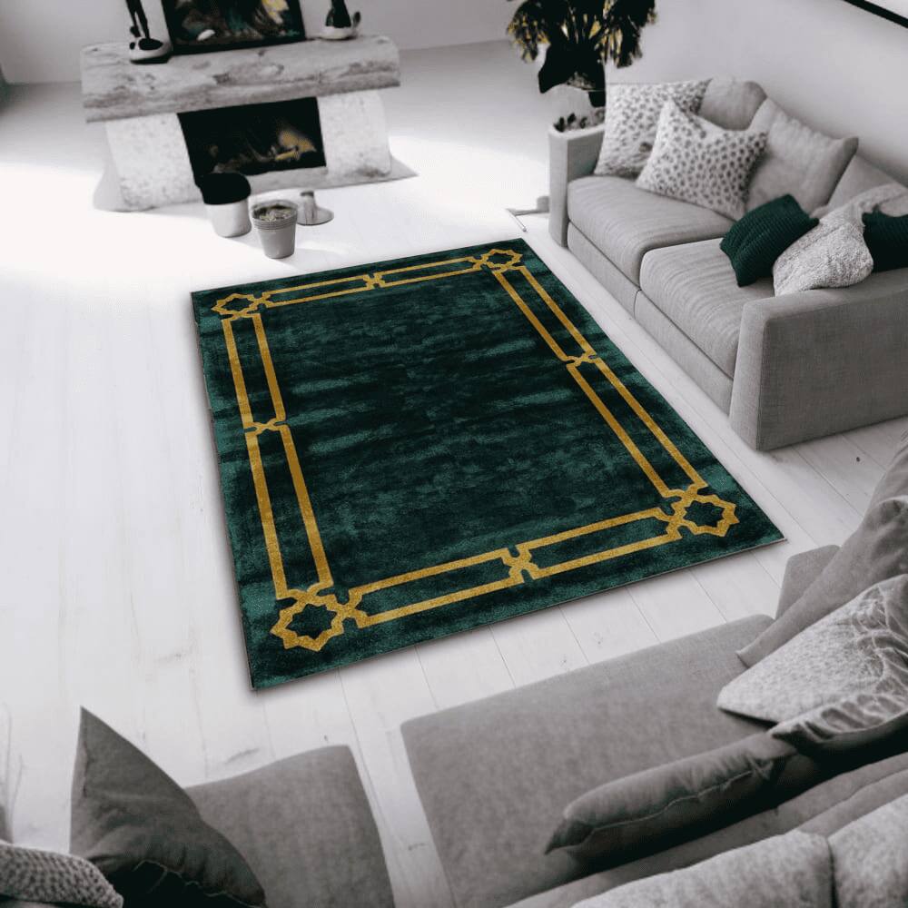 Sehar Green Rug