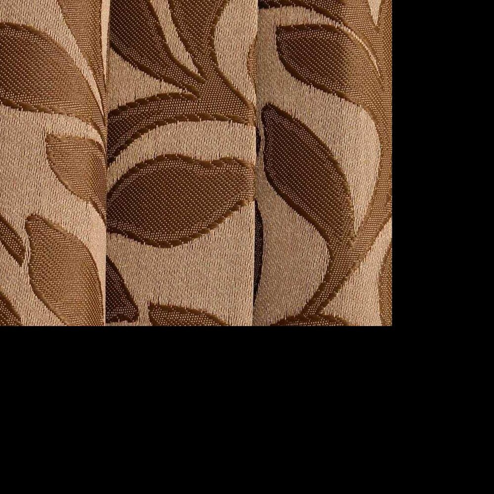 Emersyn Mouse Color Floral Long Door Curtain - Set of 2