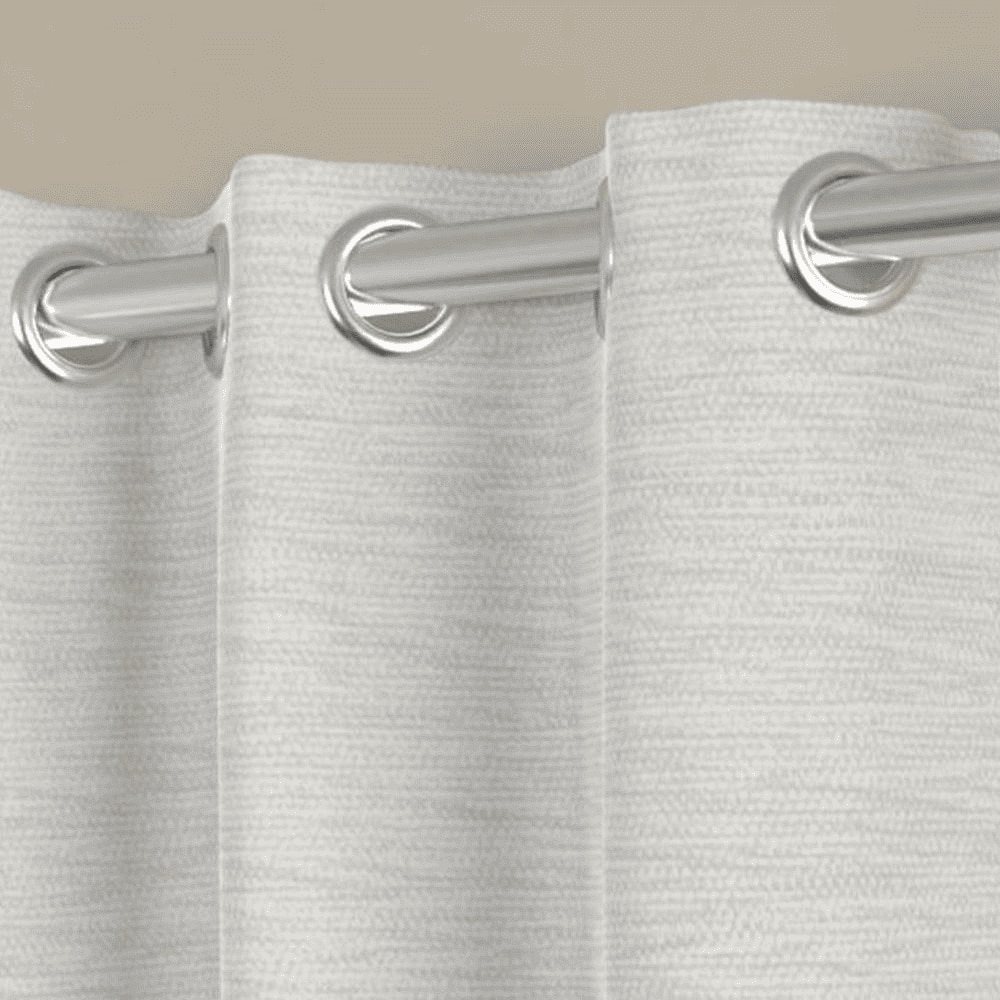 Kajetano Cream Polyester Room-Darkening 7 ft Door Curtain