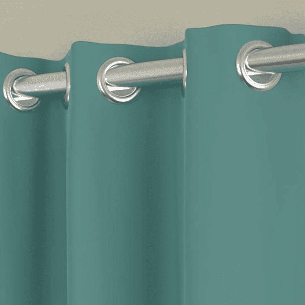 Tyler Mint Green Polyester Blackout 7 ft Door Curtain