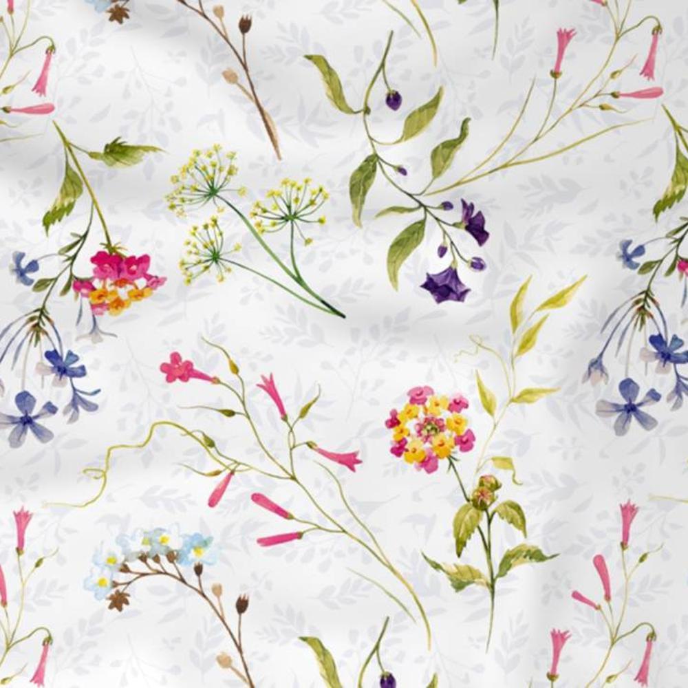 Sondia Set of 1 Multicolor Polyester Sheer 7 ft Door Curtain