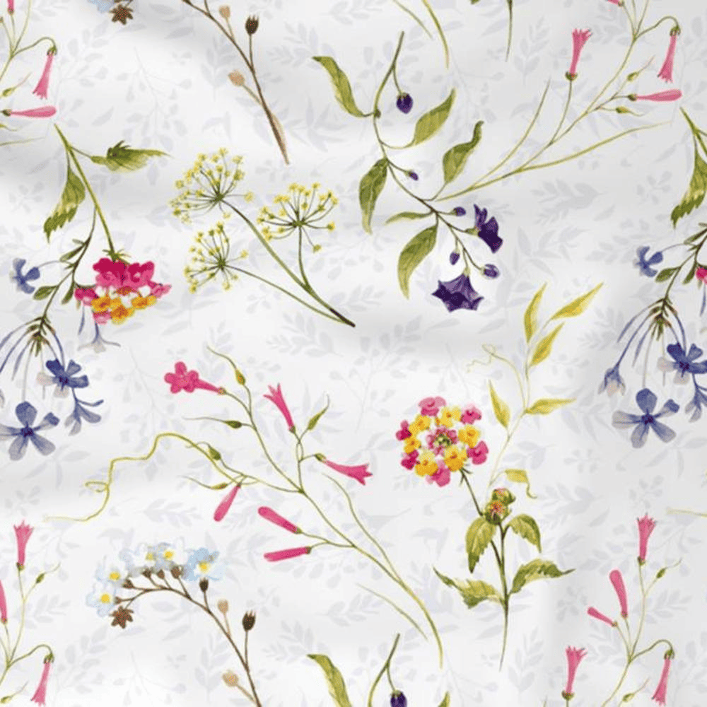 Syprianne Multicolor Polyester Sheer 5 ft Window Curtain