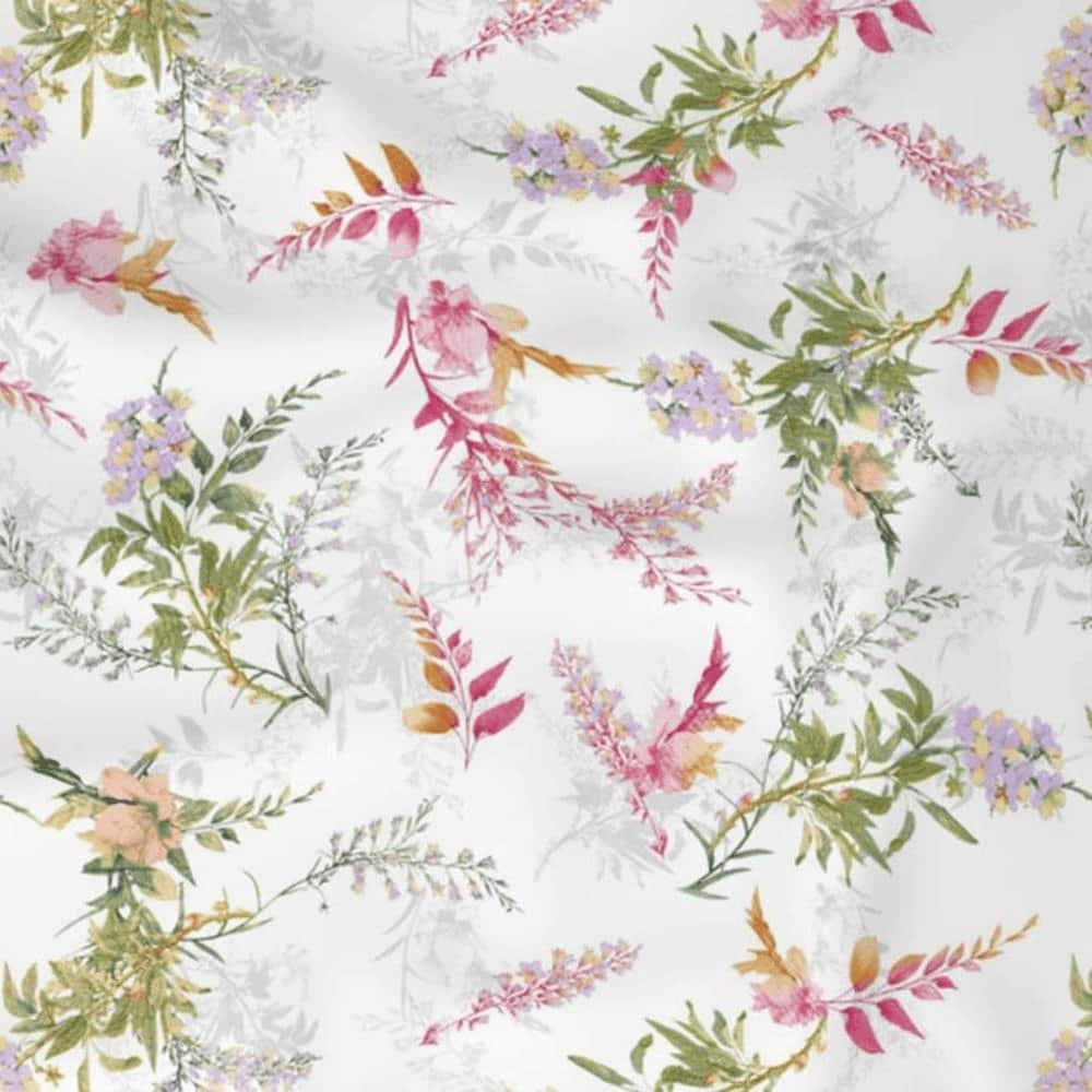 Christian Multicolor Polyester Sheer 5 ft Window Curtain