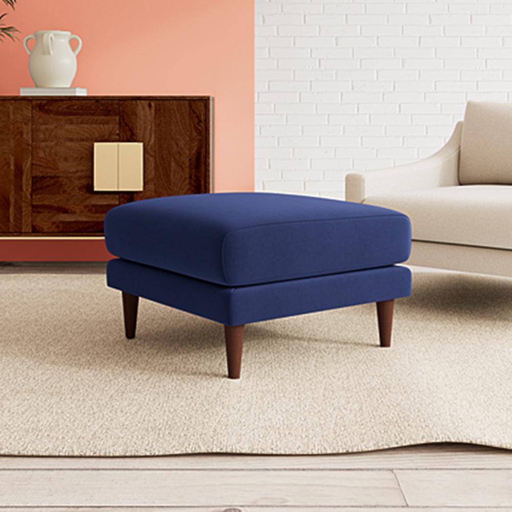 Turin Ottoman Color in Navy Blue