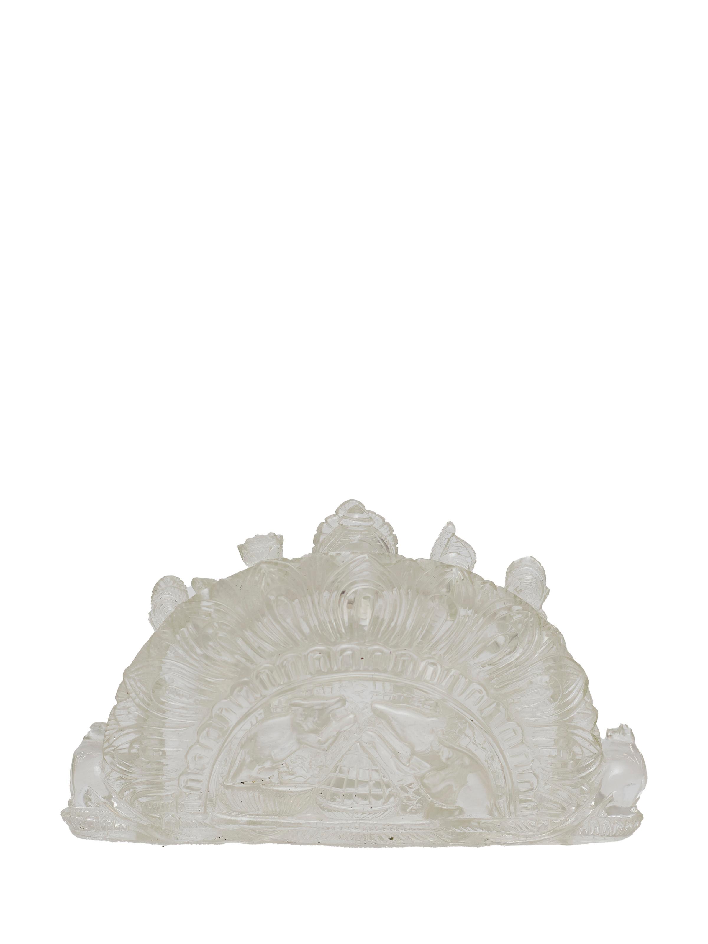 Ridhisidhi Quartz Ganesha Idol