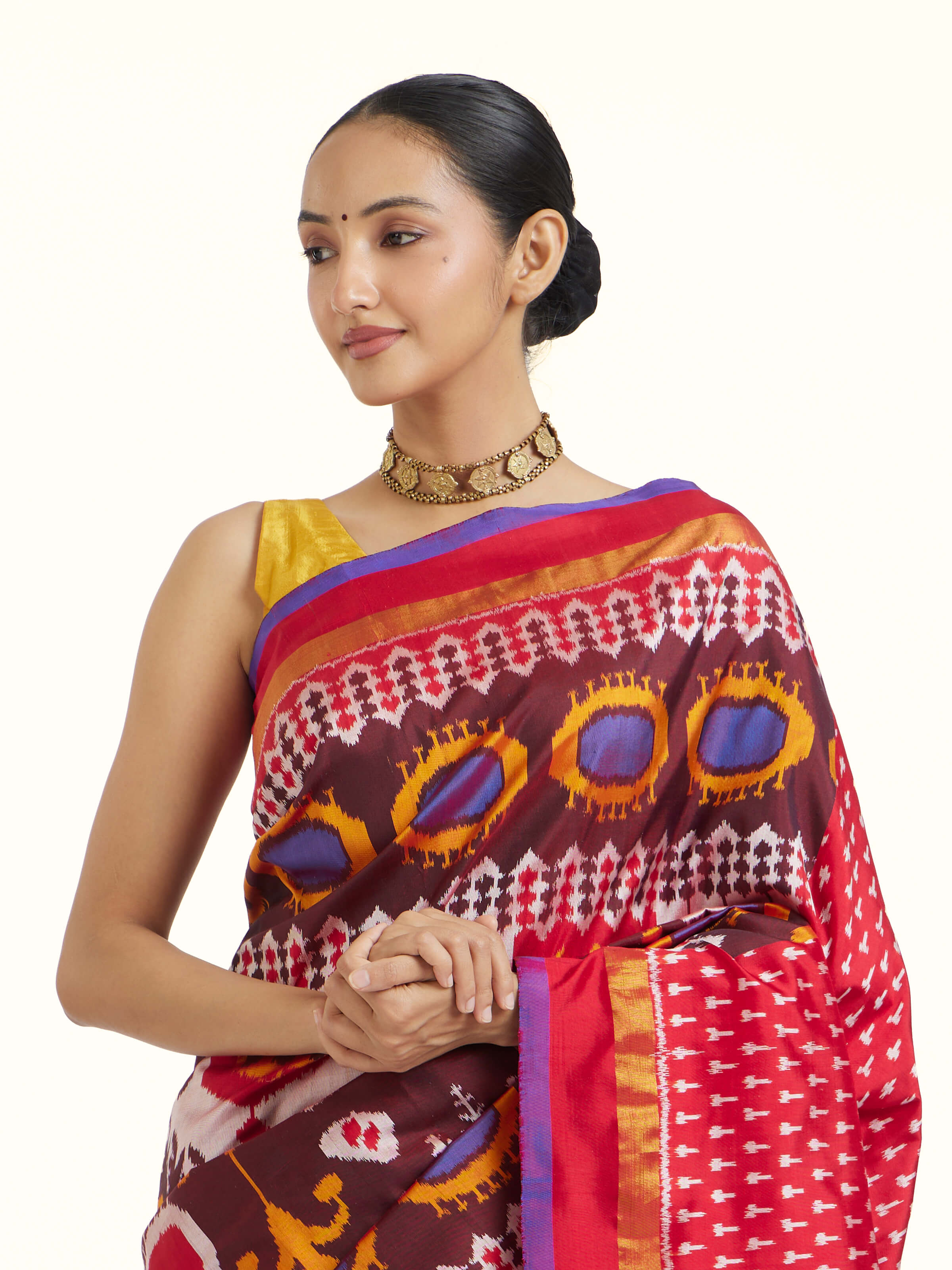 Pochampally Single Ikat Saree