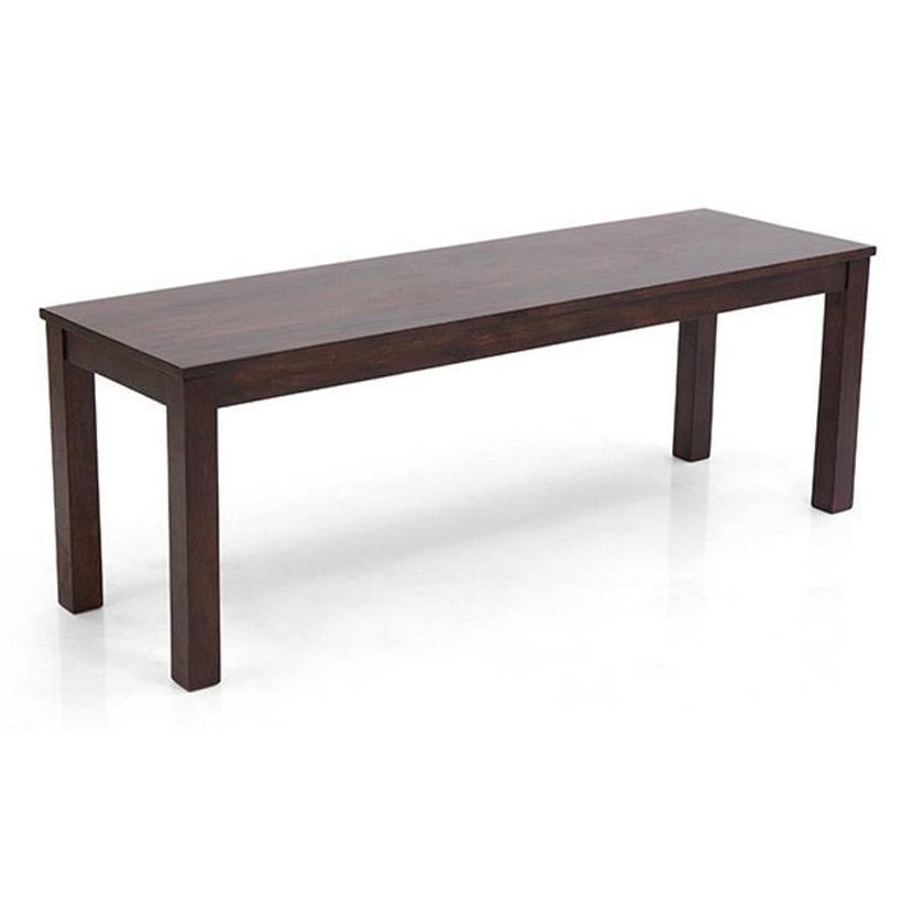 Capra Dining Bench In Mahagony Finish