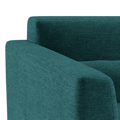 Lewis Sofa Set (Colour : Malibu, Cushion : Hard, Seater : 3+2+1)