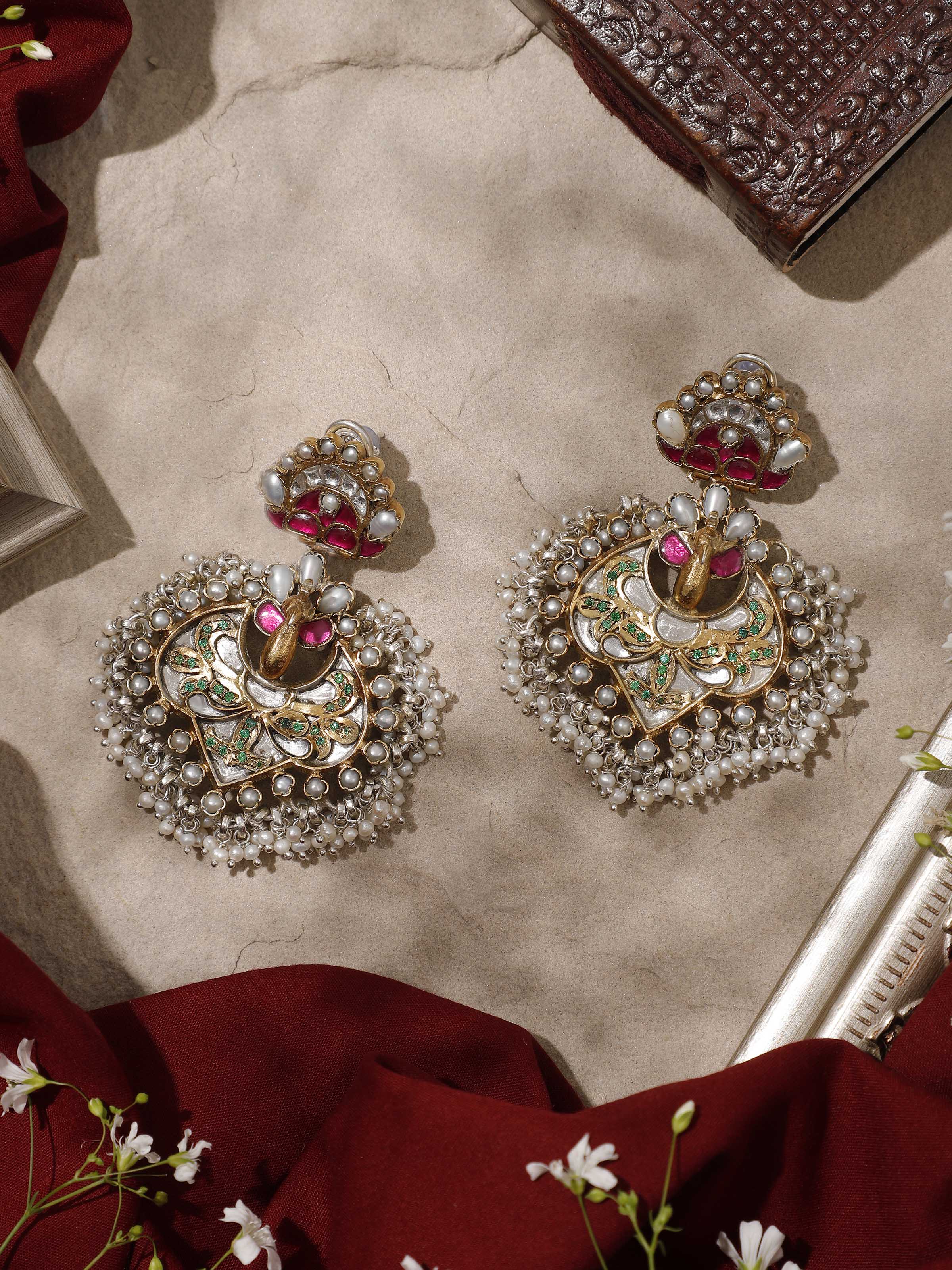 Angled shot showcasing the craftsmanship and fine detailing