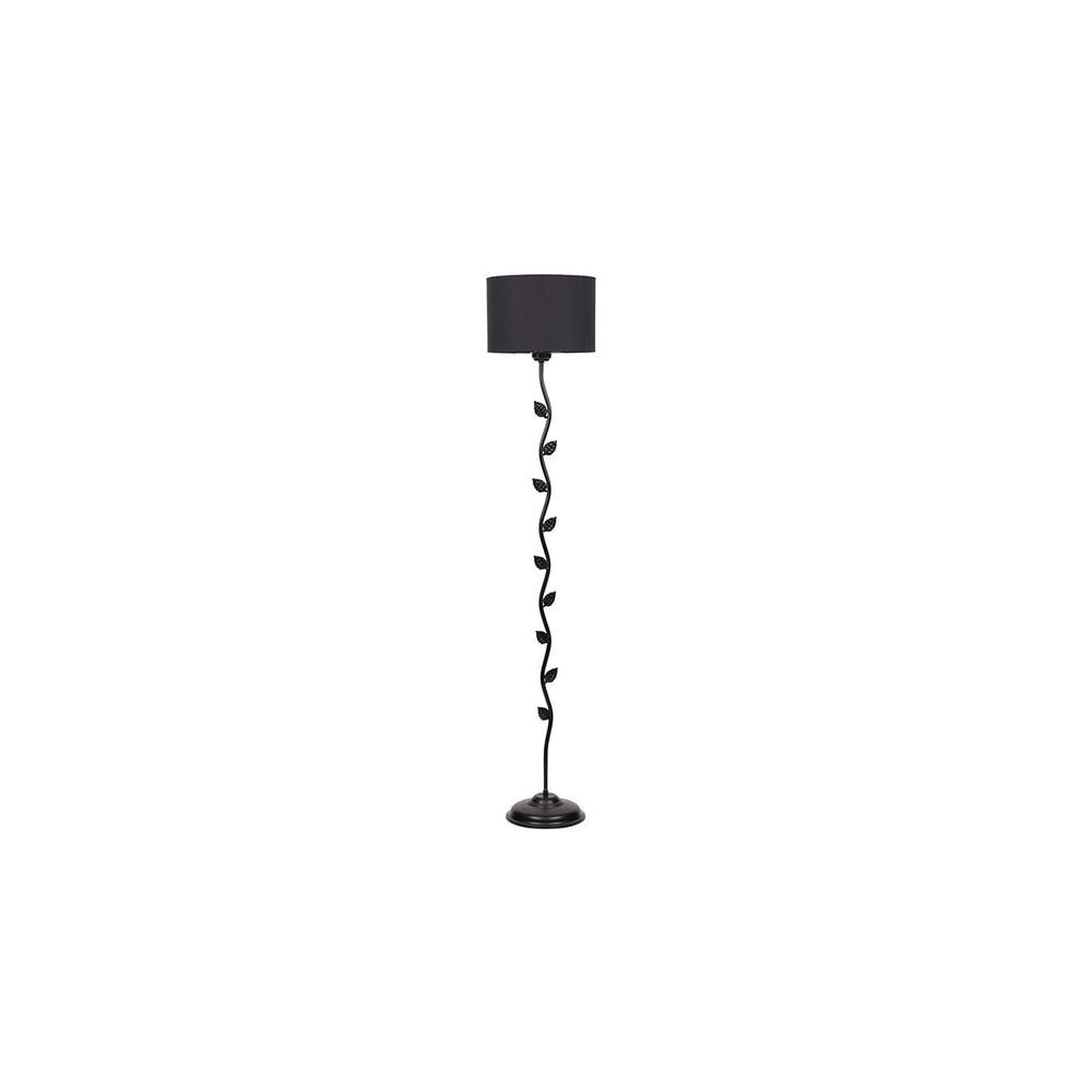 Aerilyn Black Cotton Shade Floor Lamp