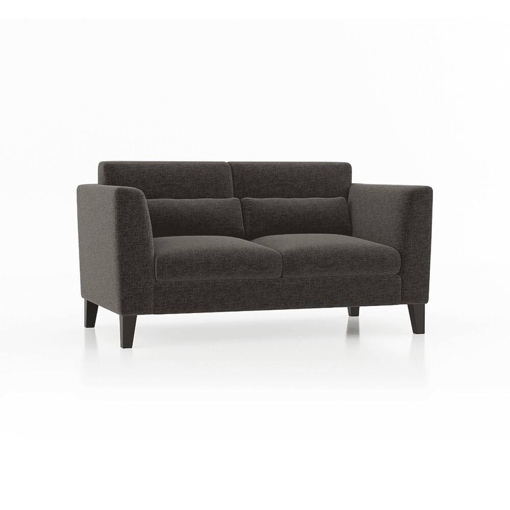 Lewis Sofa Set (Colour : Smoke Grey, Cushion : Soft, Seater : 3+2+1)