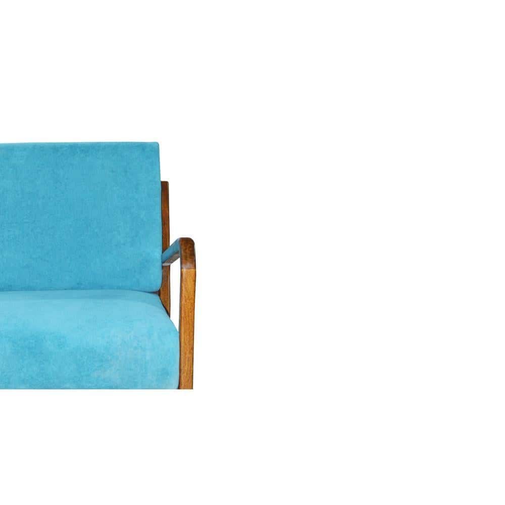 Solitude Accent Chair ( Blue Texture)
