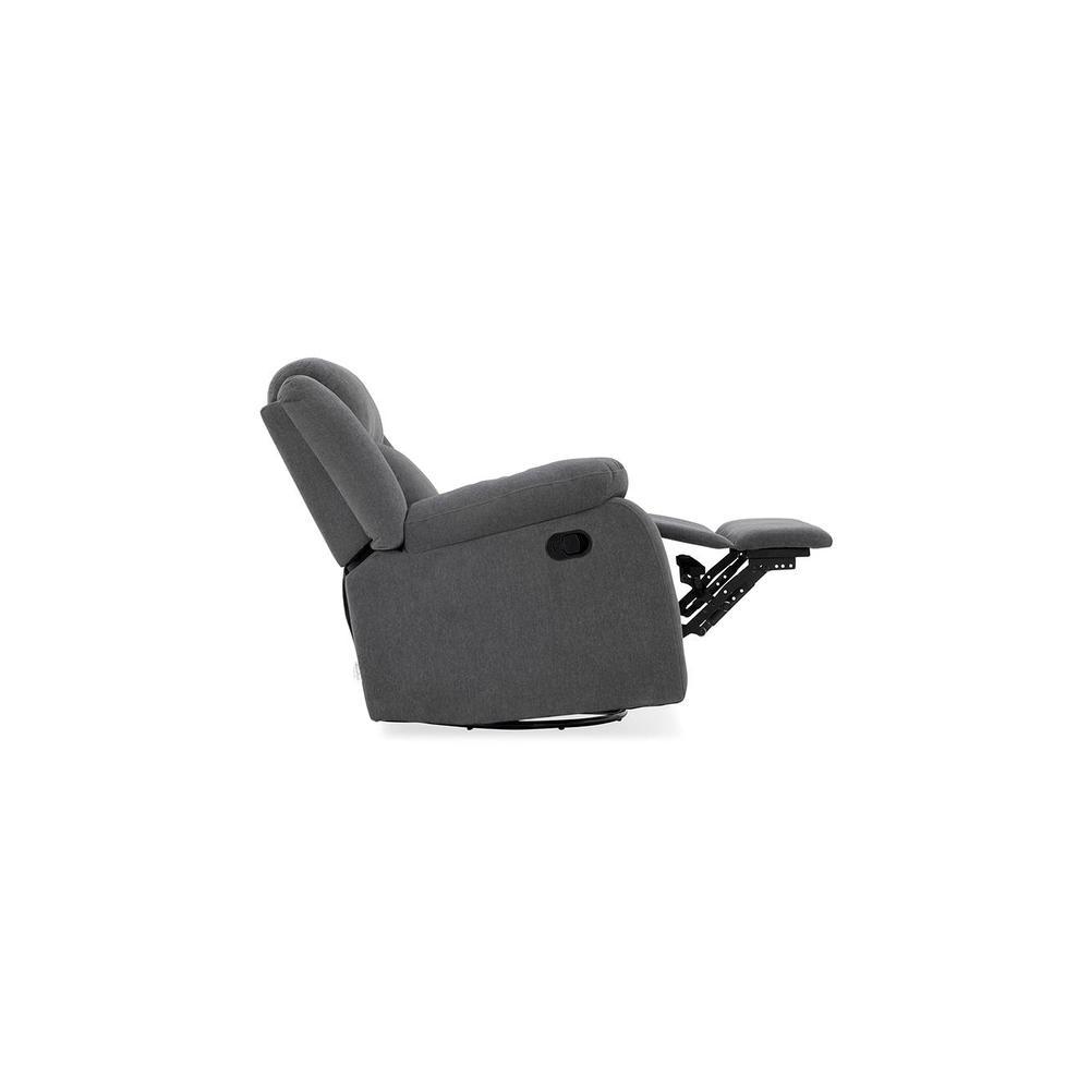 Avalon Fabric One Seater Manual Recliner in Grey Colour