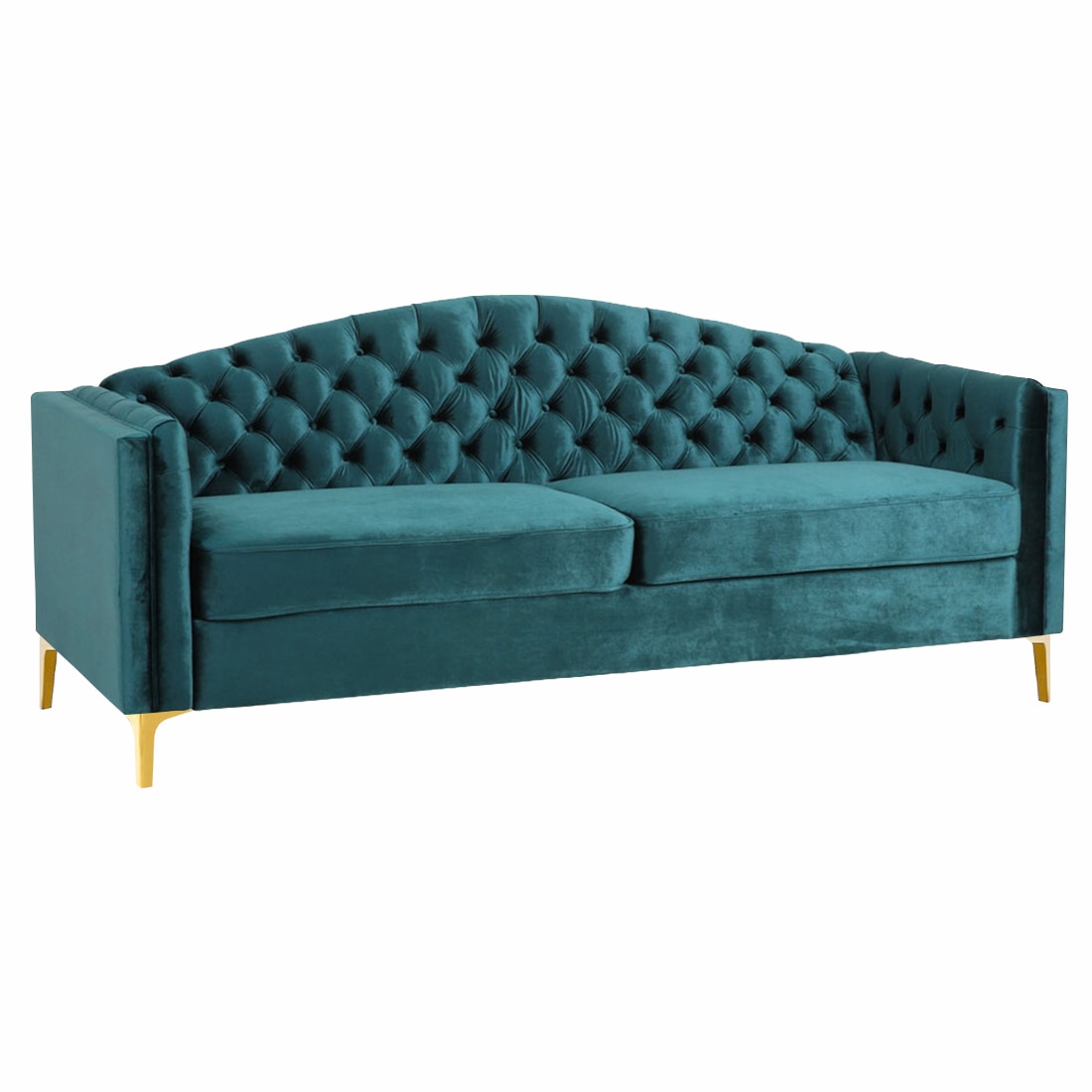 Elden Fabric Sofa (Teal Blue)