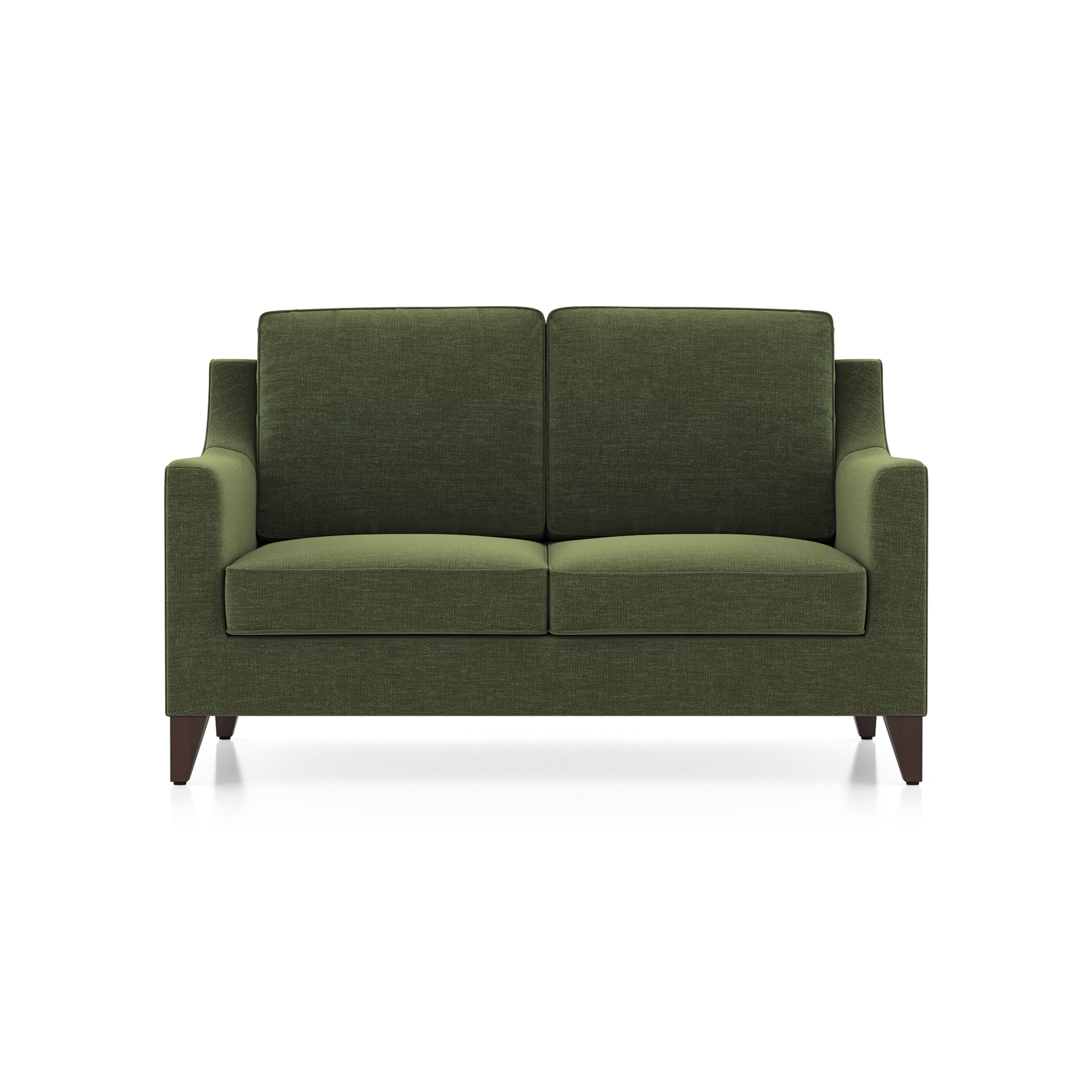 Abbey Sofa (Colour : Moss Green, Cushion : Soft, Seating Capacity : 2 Seater)