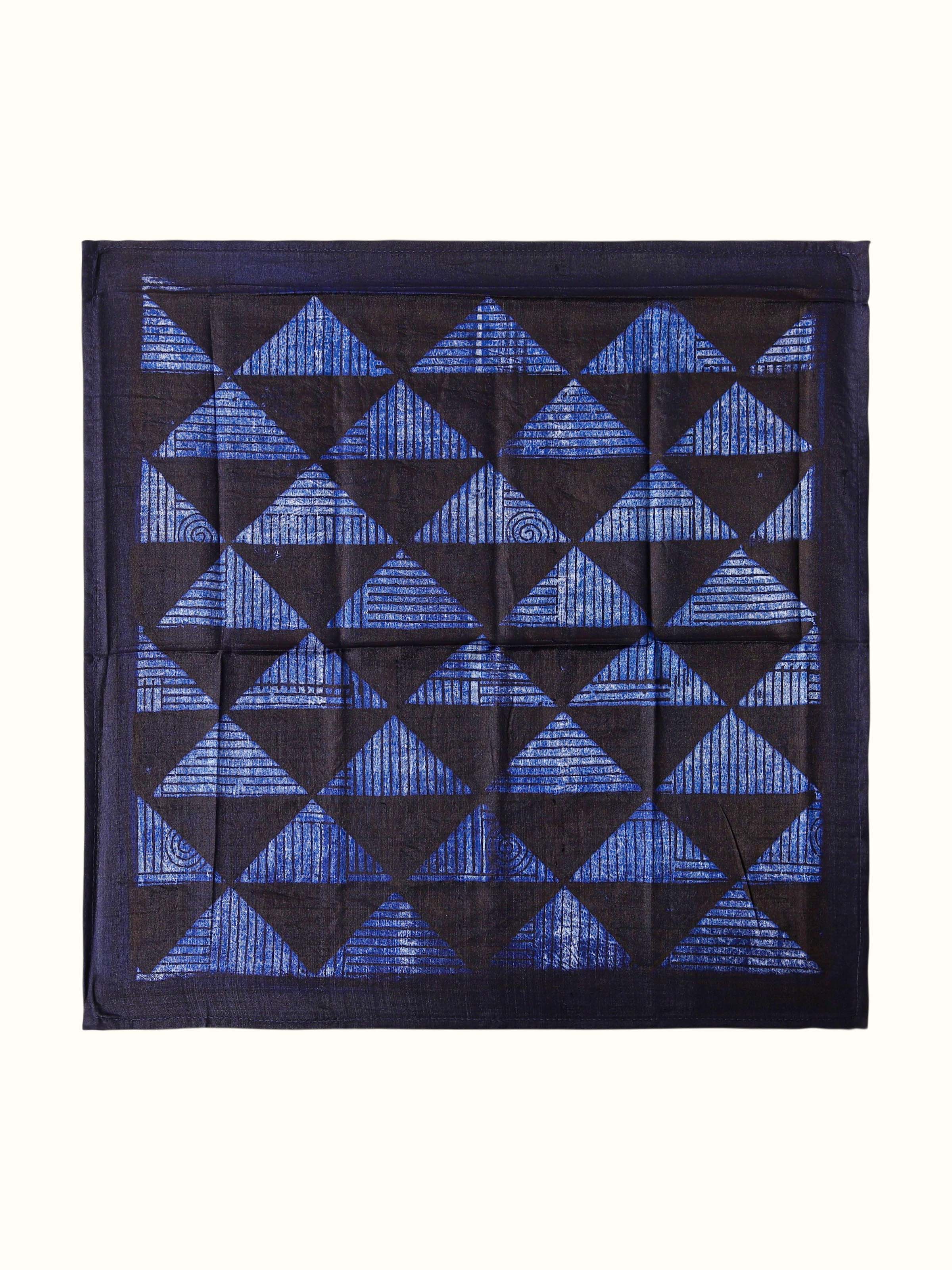 Assorted Silk Discharge Block Printed Pocket Squares (3Pcs)