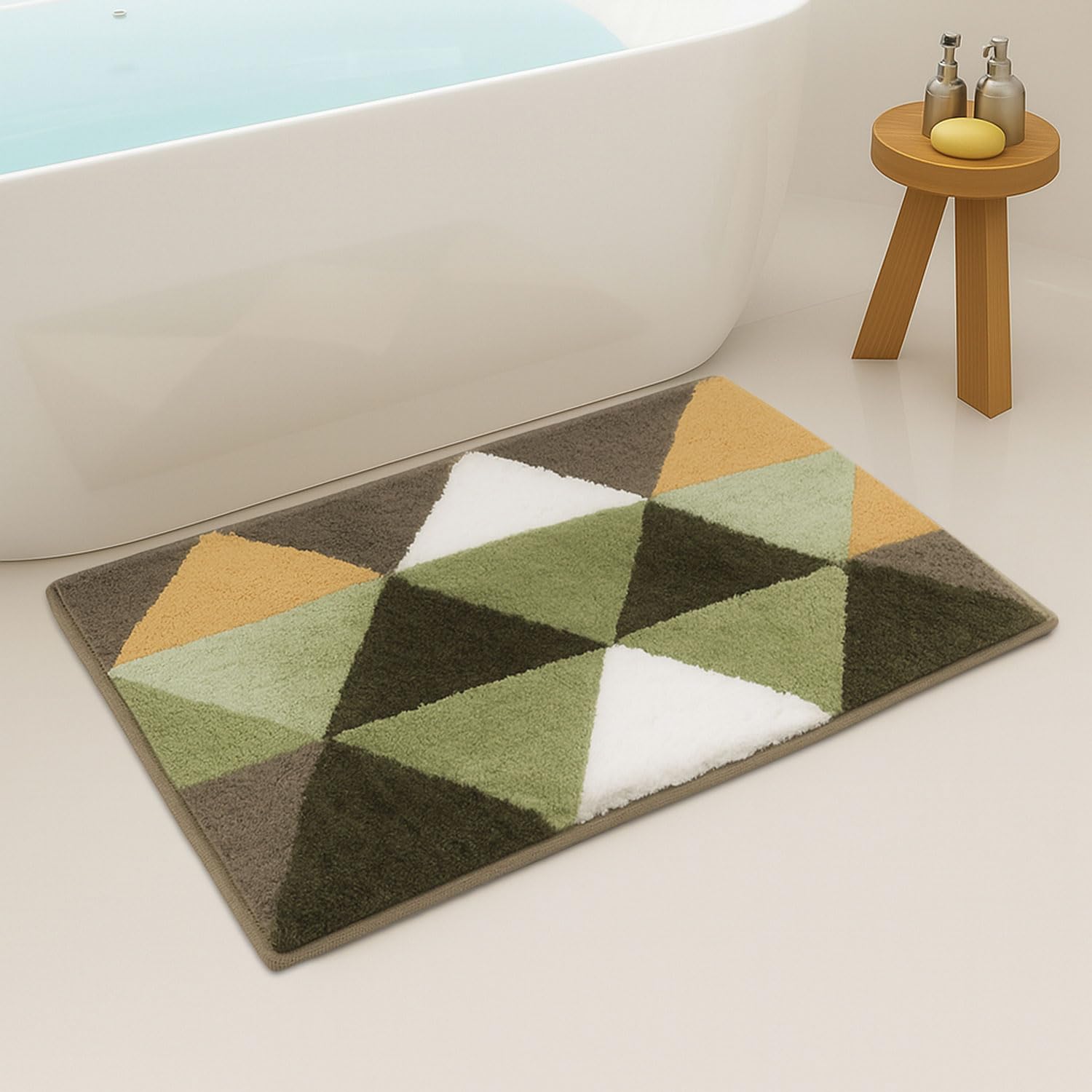 Luxe Home Super Soft Canada Triangle mat (40x60 cm) - Pack of 1 - Luxe Home International