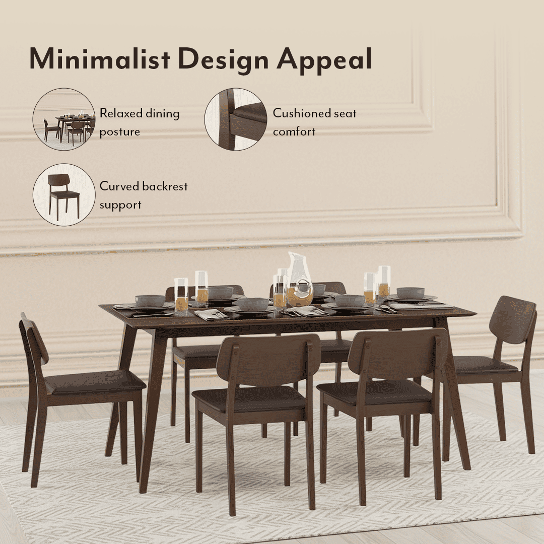 Lawson Solid Wood Dining Chair Set Of 2 In Walnut Finish