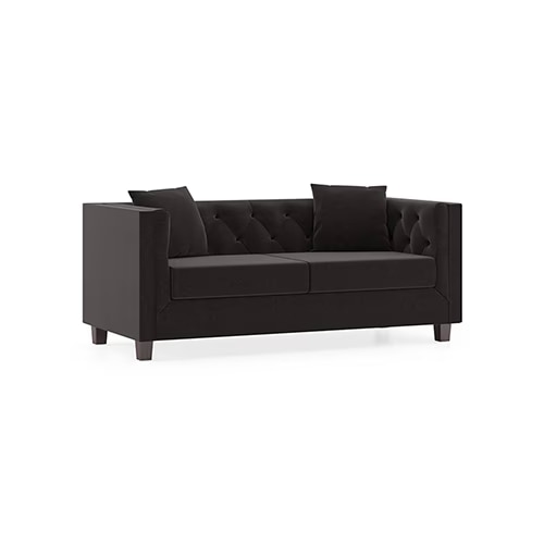 Windsor Premium 2 Seater Fabric Sofa in Pebble Grey Colour