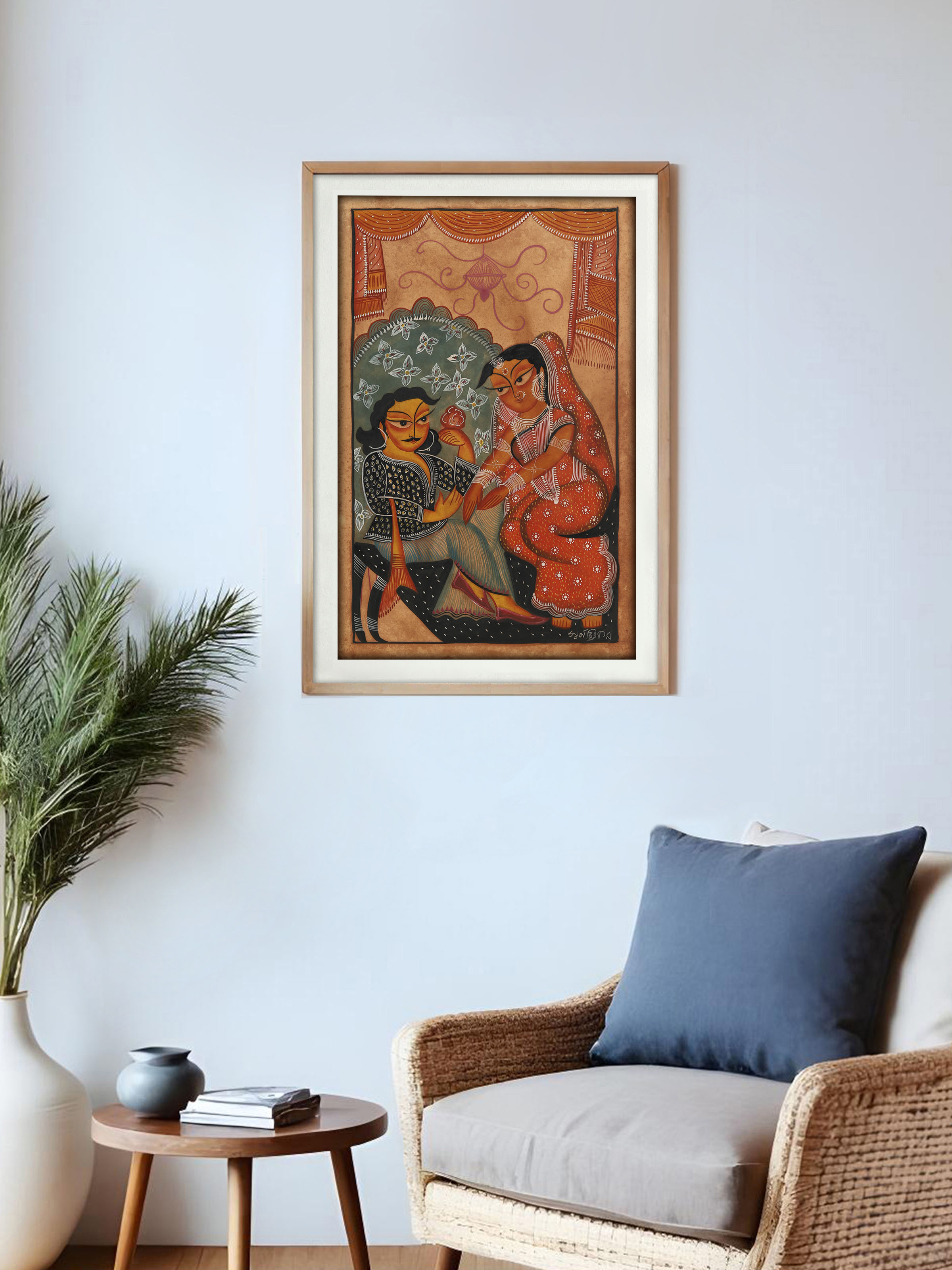 Babu Bibi Kalighat Painting