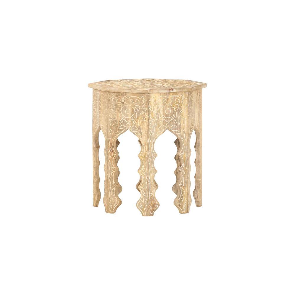 Shawndelle Solid Wood Side Table