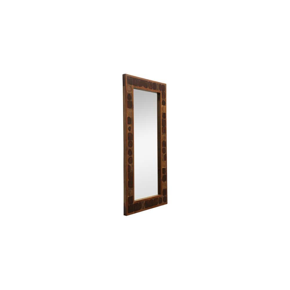Grove Wooden Blocks Patchwork Wall Mirror