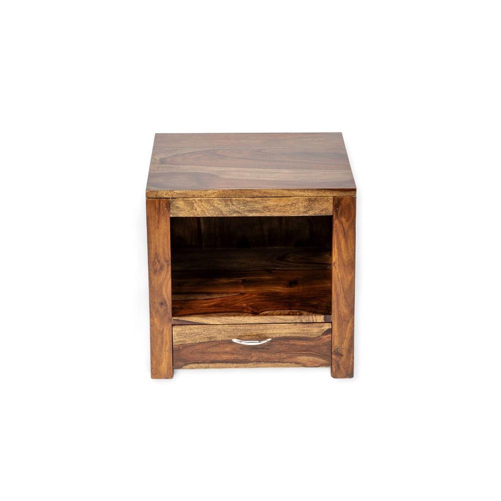 Russell Side Table - Teak Finish