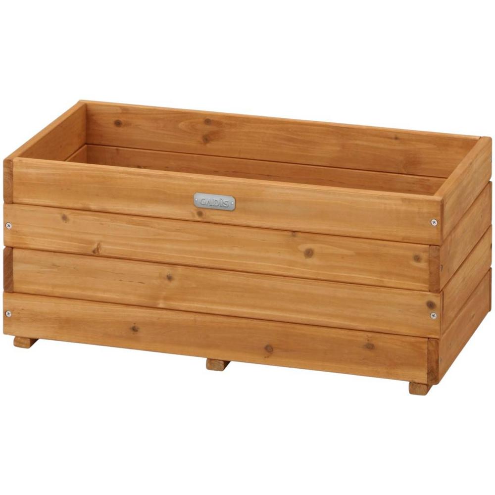 Wood Deco Rectangular Planter 60cm