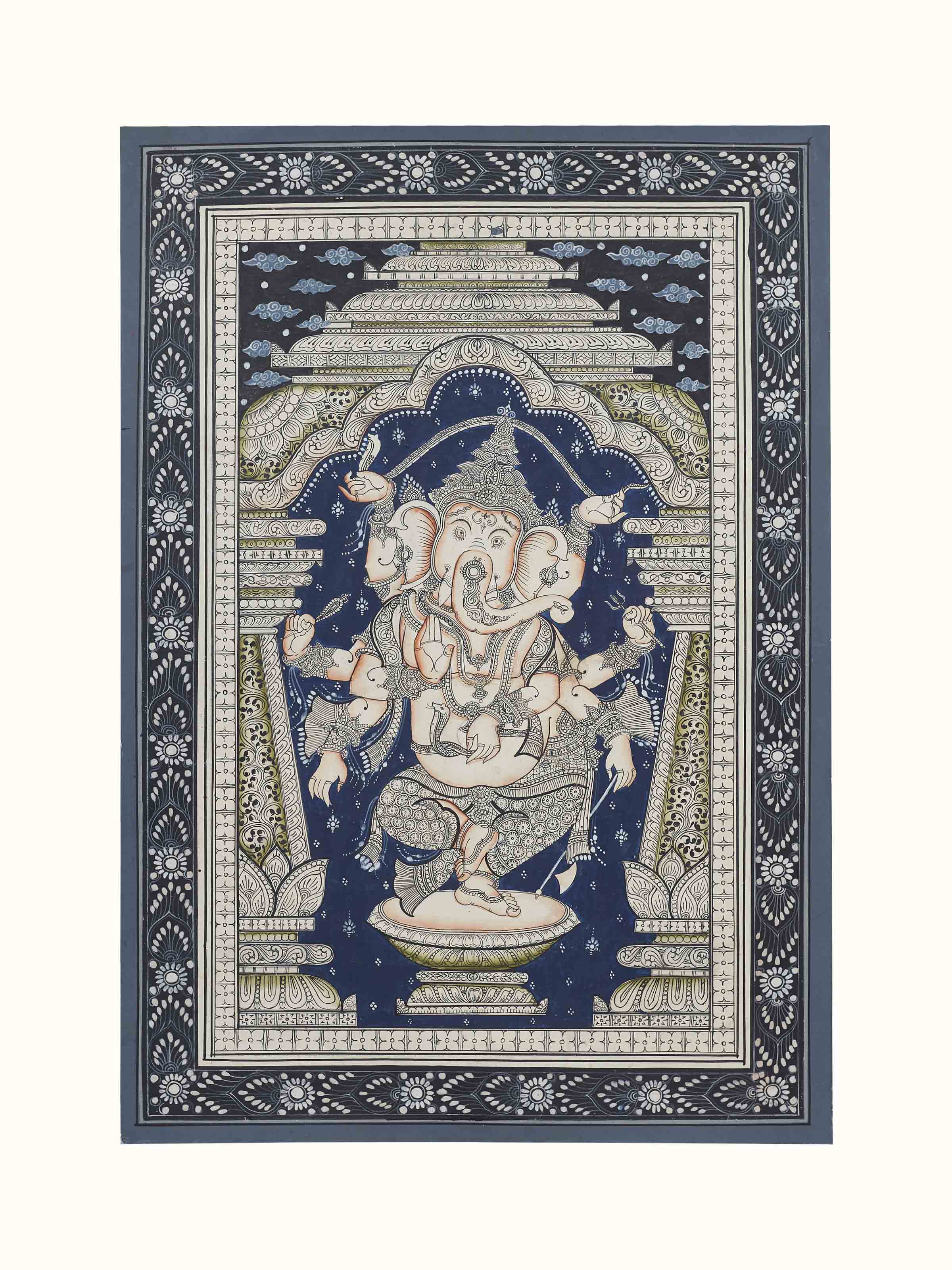 Ganesha Pattachitra Painting