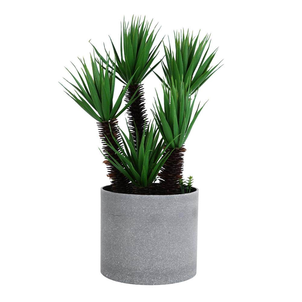 White Artificial Plant With Pot