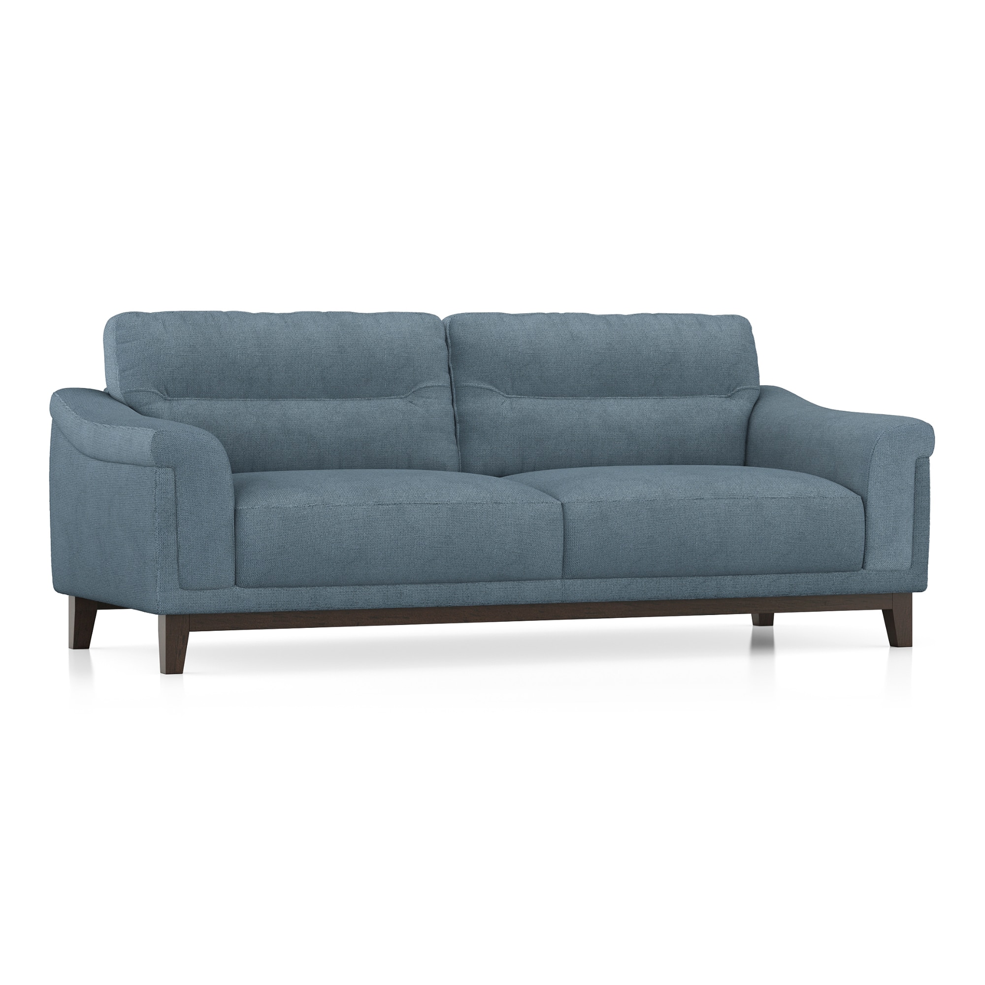 Colby 3 seater Fabric Sofa in Ocean Weave