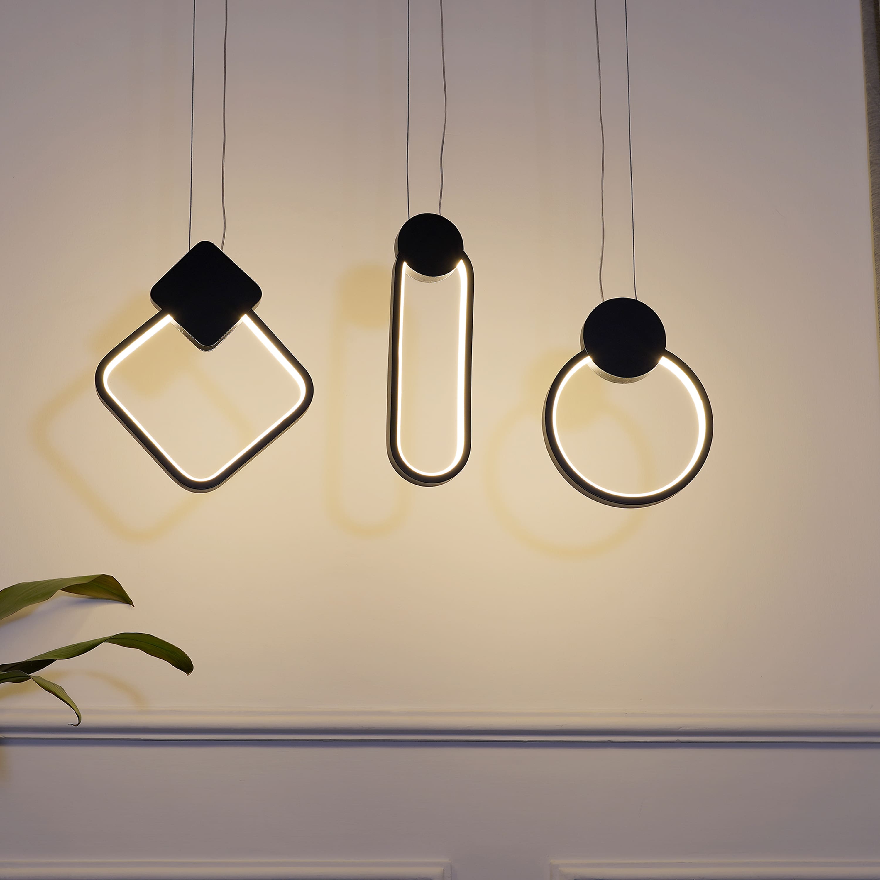 Lafferty Geometry LED Hanging Pendant Light