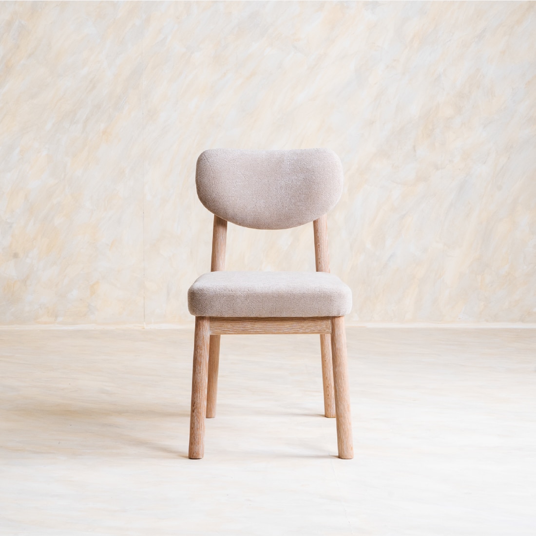 Dune Solid Wood Dining Chair in Grey Colour - Orange Tree