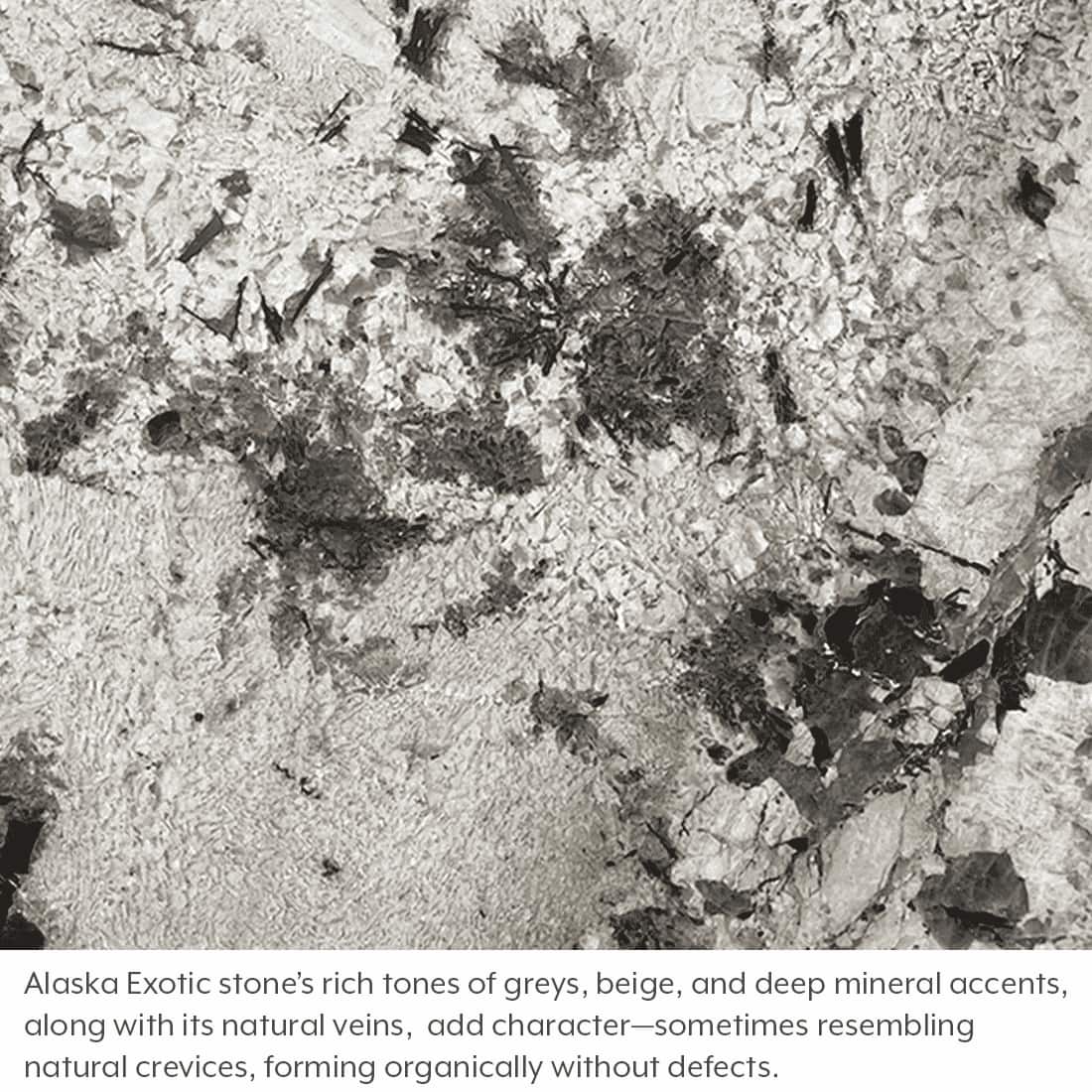 Lunar Alaska Exotic Stone 4 Seater Dining Table With Rickman Lounge Chairs