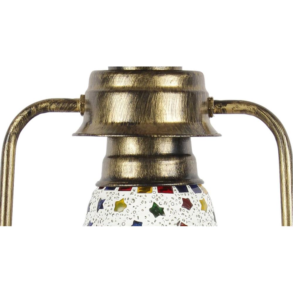 Finley Multicolor Metal Wall Mounted Lantern Lamp