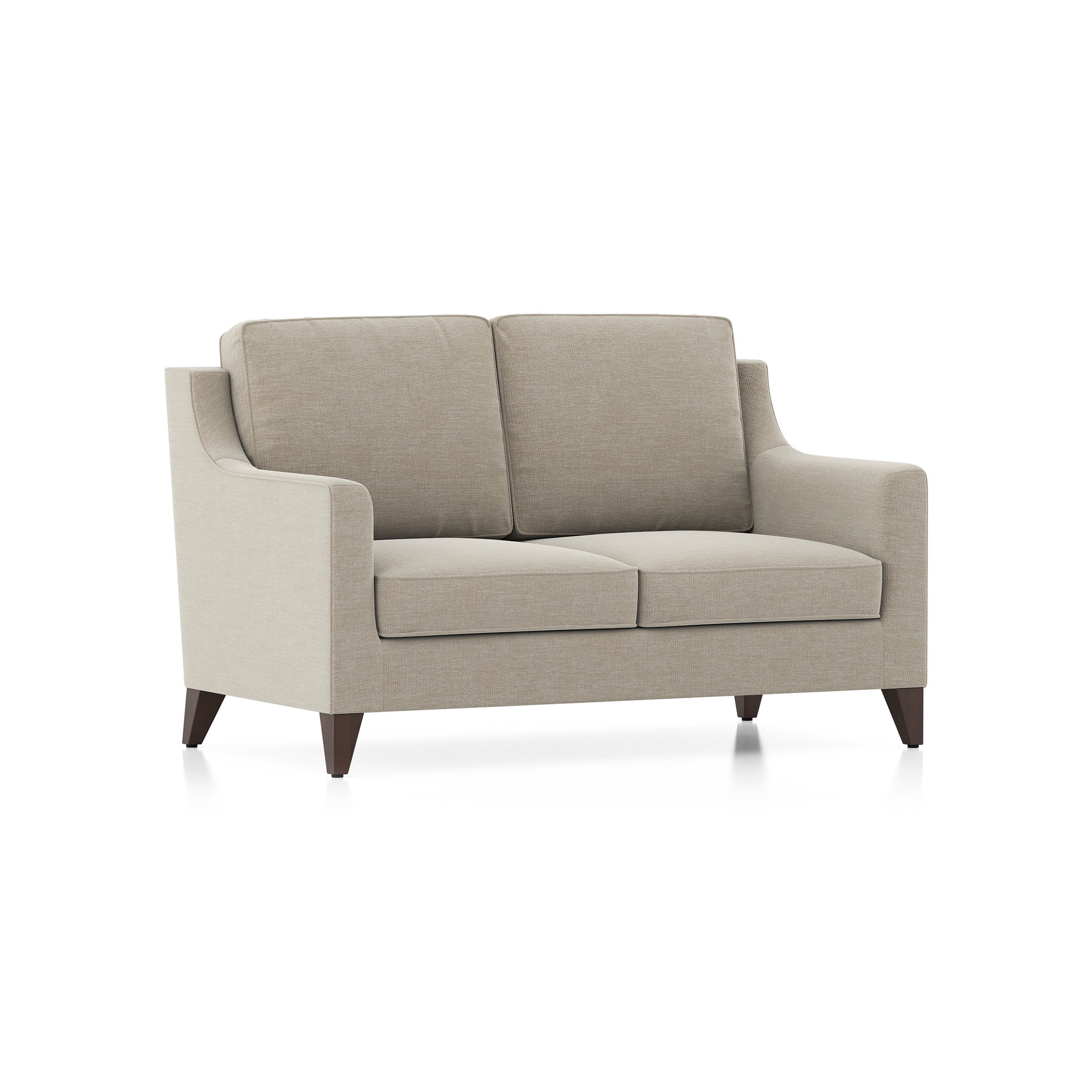 Abbey Sofa (Colour : Oyster Beige, Cushion : Soft, Seating Capacity : 2 Seater)