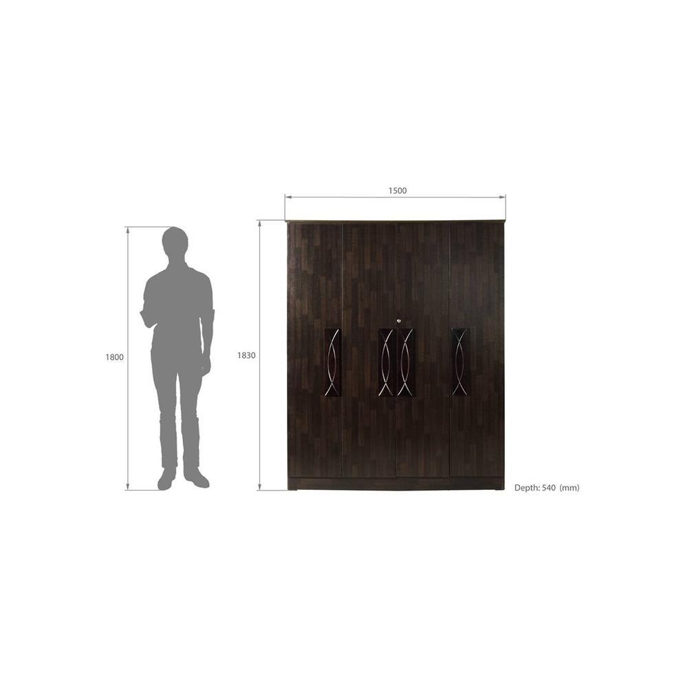 Raven 4 door Wardrobe