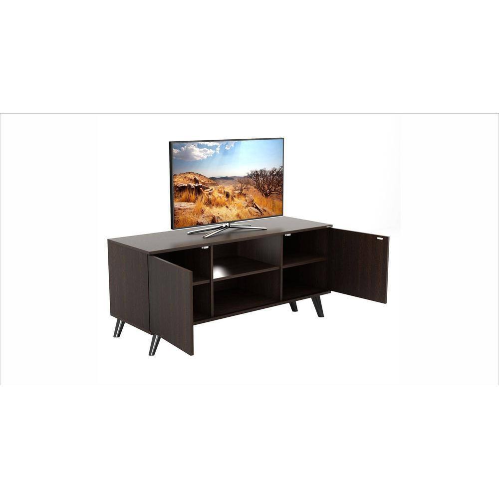 Harmond Engineered Wood TV Unit in Wenge Finish - RRV-000310