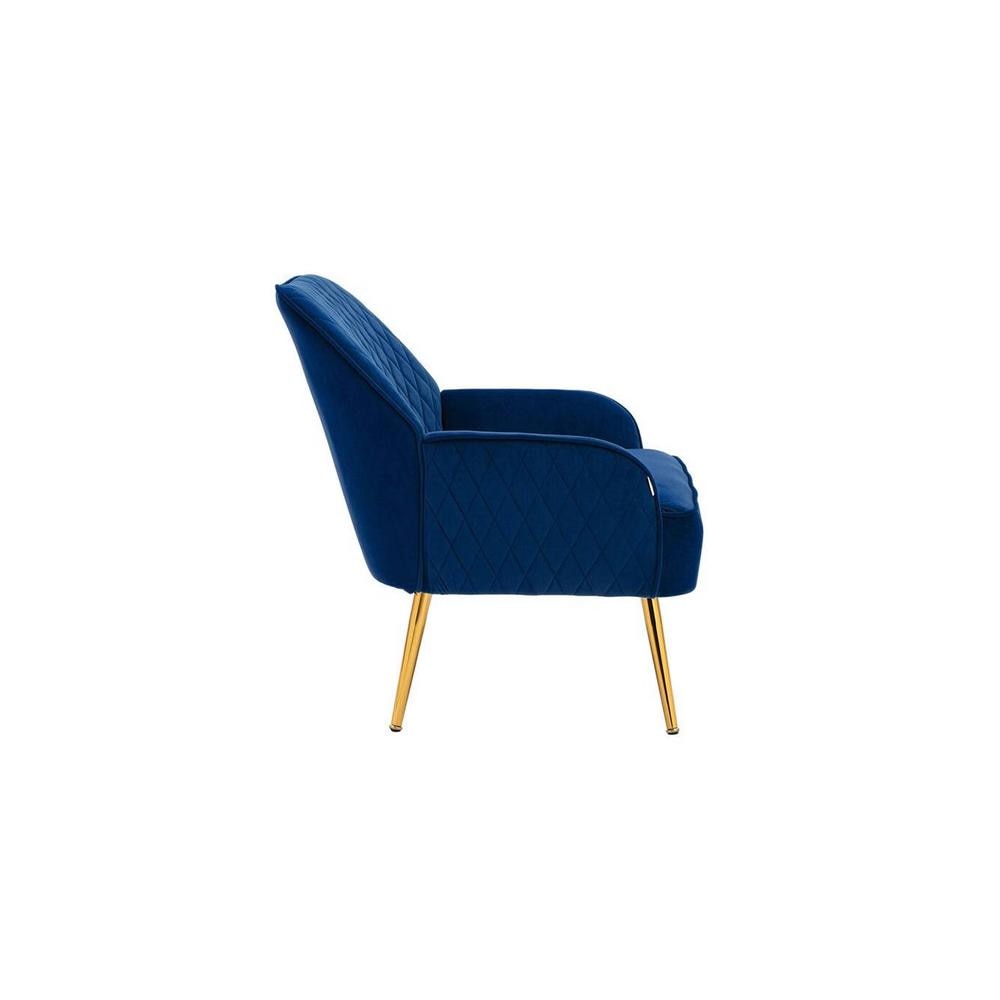 Ellie Accent Chair in Navy Blue Colour