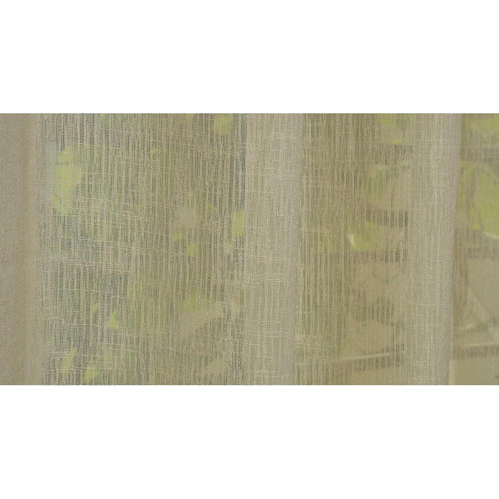 linen net Pack of 2 Sheer Door  Curtains.