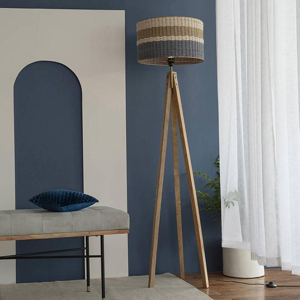 Lola Multicolor Floor Lamp With Iron Base